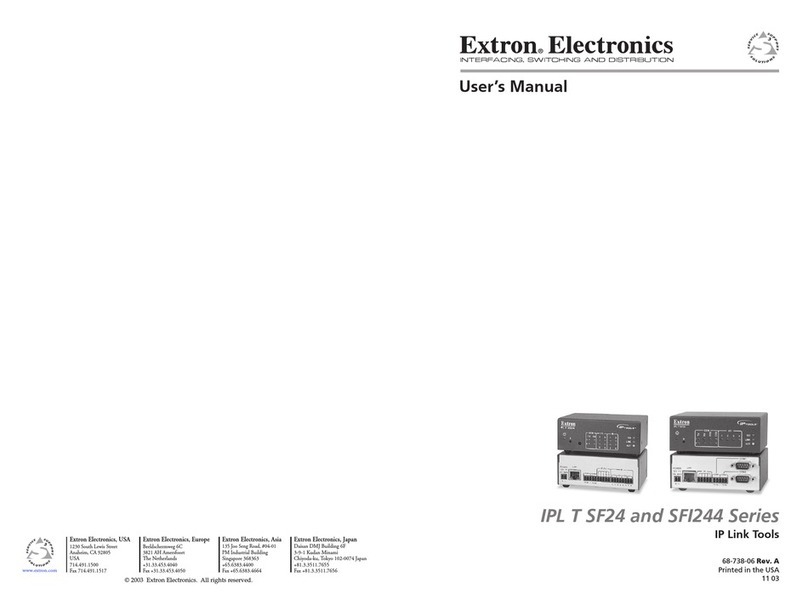 Extron electronics IPL T SF24 Series User manual