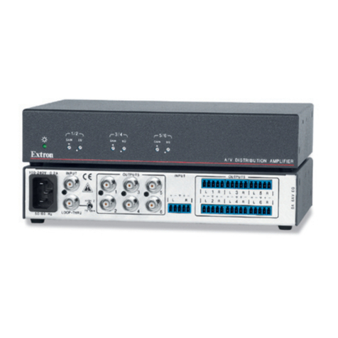 Extron electronics DA 6V EQ User manual