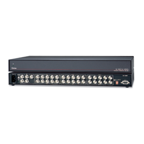 Extron electronics DA2 RGBHV Specification sheet