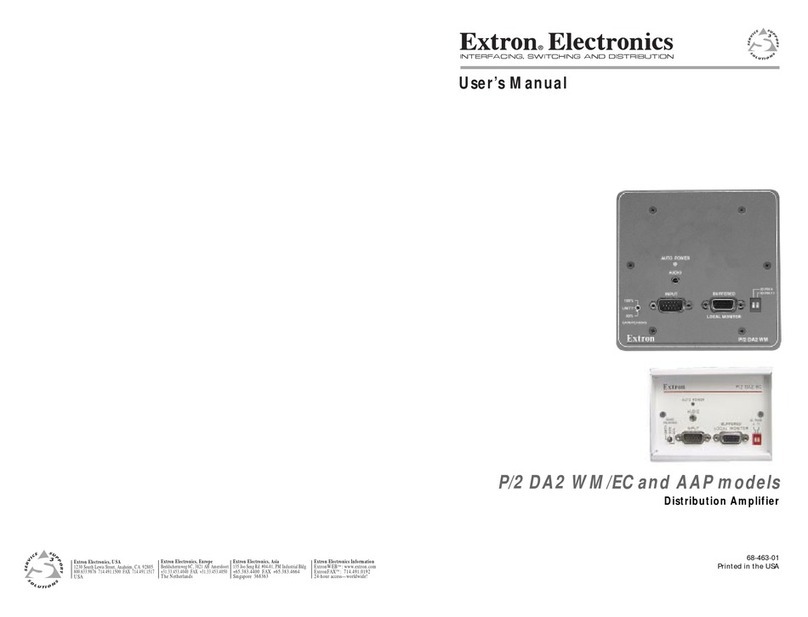 Extron electronics APP User manual