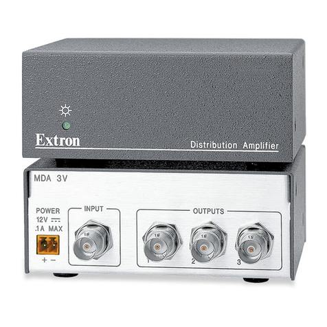 Extron electronics VersaTools MDA 3V Dual User manual Extron electronics VersaTools MDA 3V Dual User manual