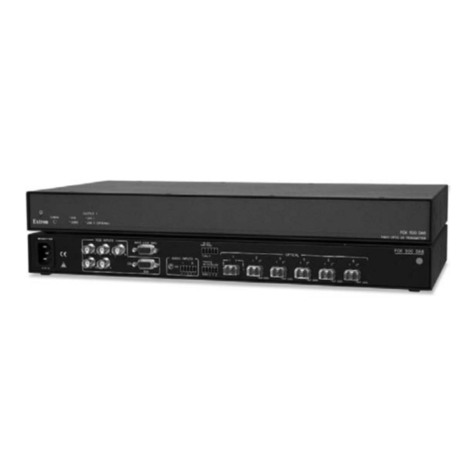 Extron electronics FOX 500 DA6 User manual