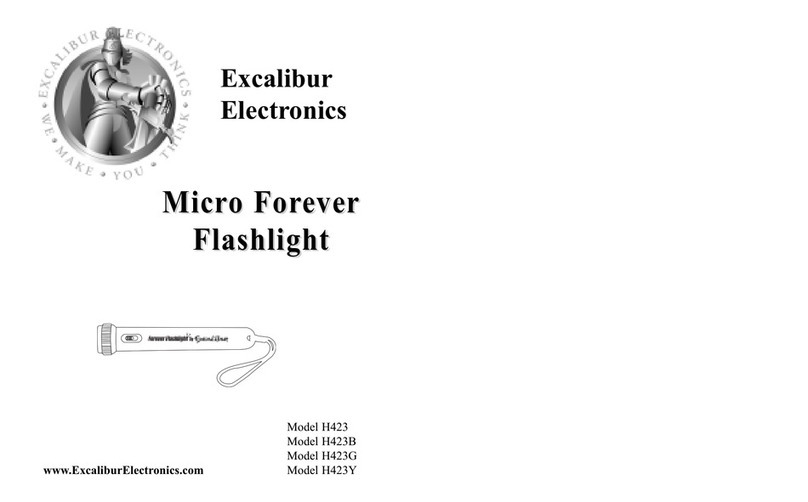 Excalibur Micro Forever H423 User manual Excalibur Micro Forever H423 User manual