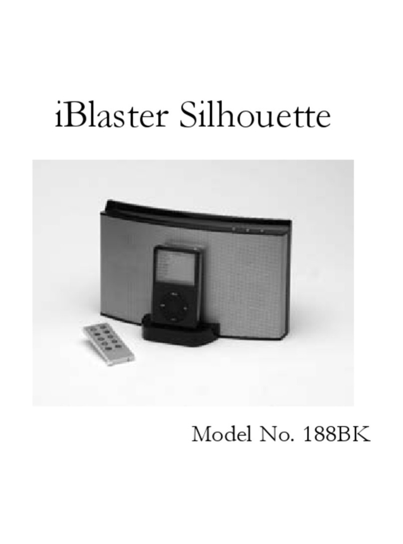 Excalibur iBlaster Silhouette 188BK owner's manual