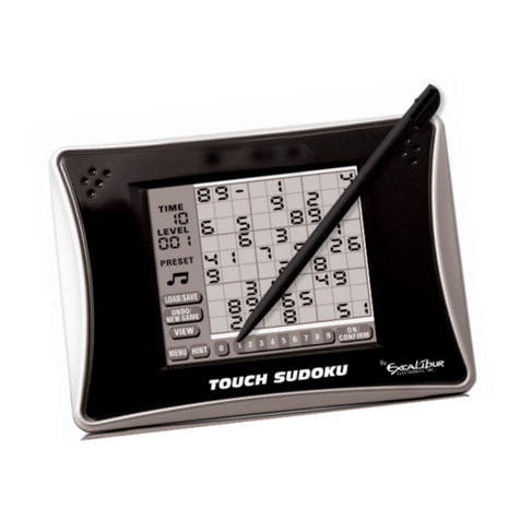 Excalibur Touch SuDoku 453 User manual