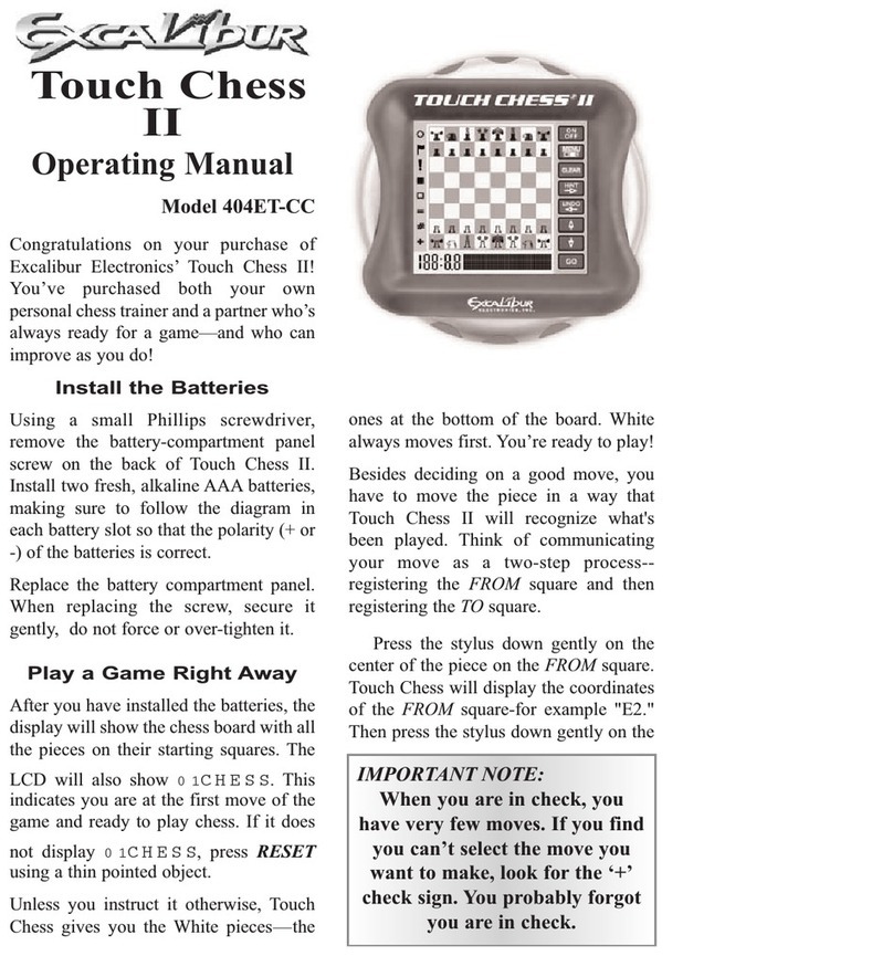 Excalibur 404ET-CC operating manual Excalibur 404ET-CC operating manual