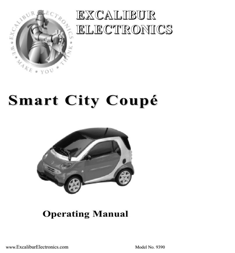 Excalibur SMART CITY COUPE 9390 User manual