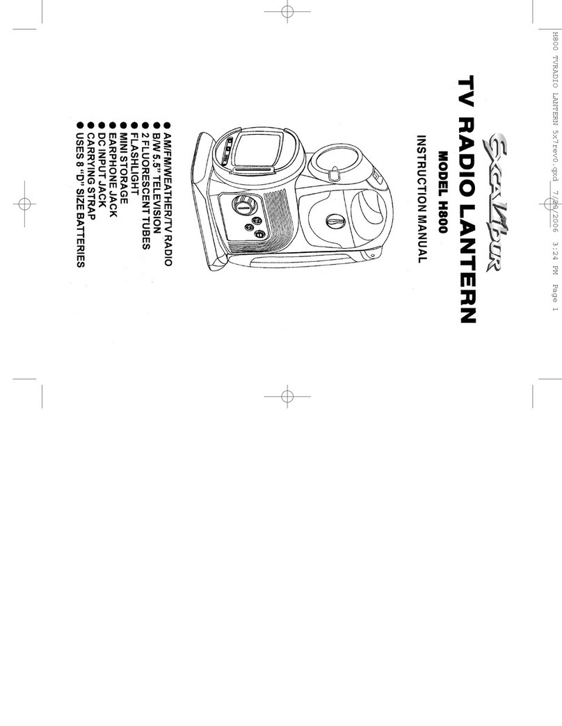 Excalibur H800 instruction manual
