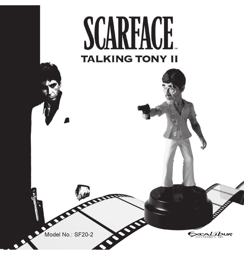 Excalibur Talking Tony II SF20-2 owner's manual