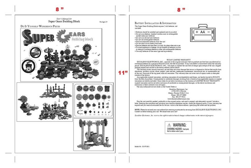 Excalibur EI-PT1001 User manual