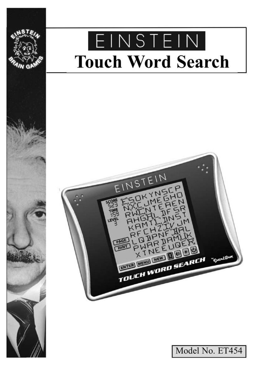 Einstein Einstein Touch Word Search ET454 owner's manual