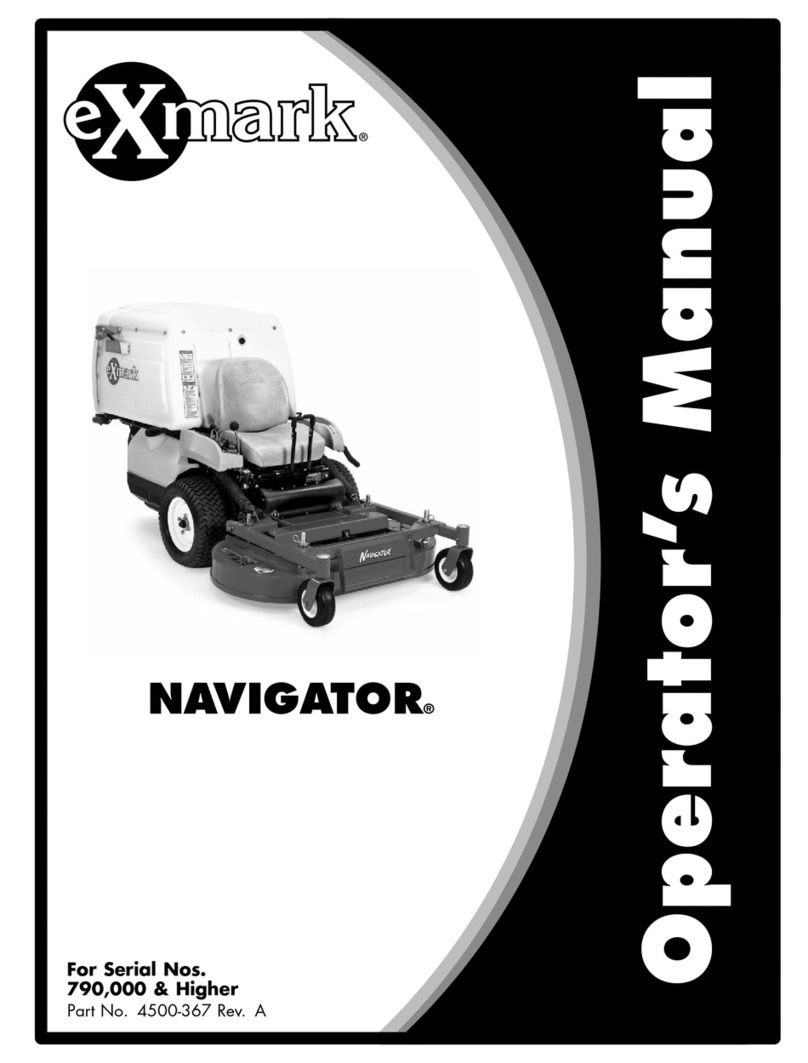 Exmark NAVIGATOR 4500-367 User manual
