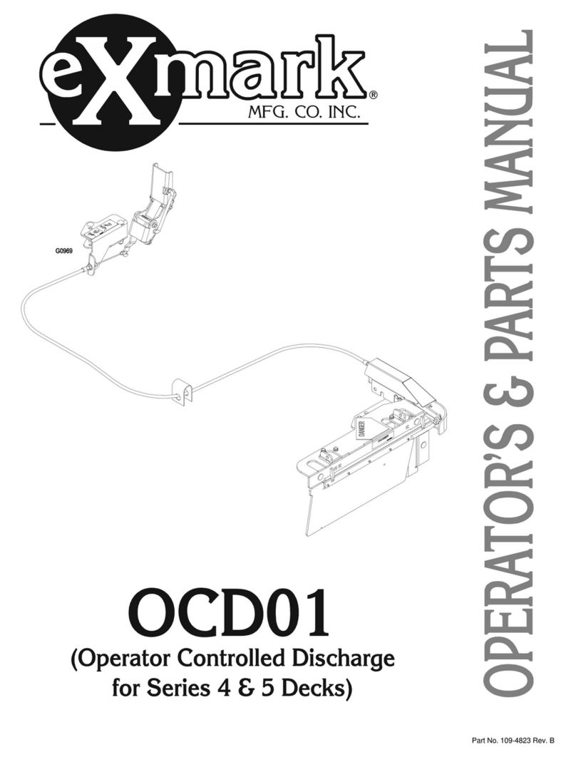 Exmark OCD01 Operator's & parts manual