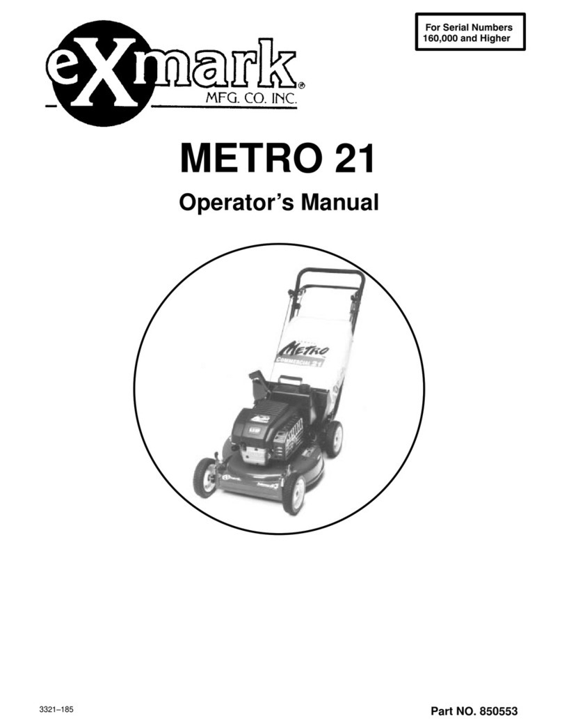 Exmark M217B User manual