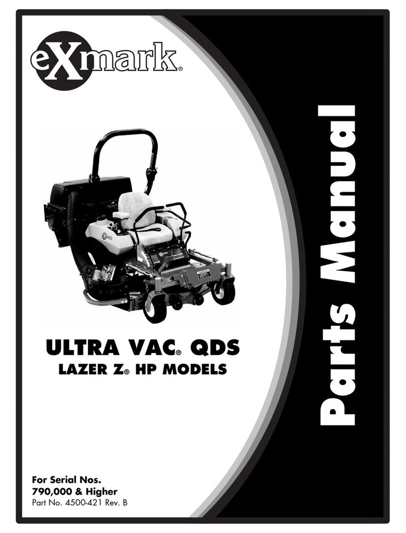 Exmark Lazer HP Models parts manual