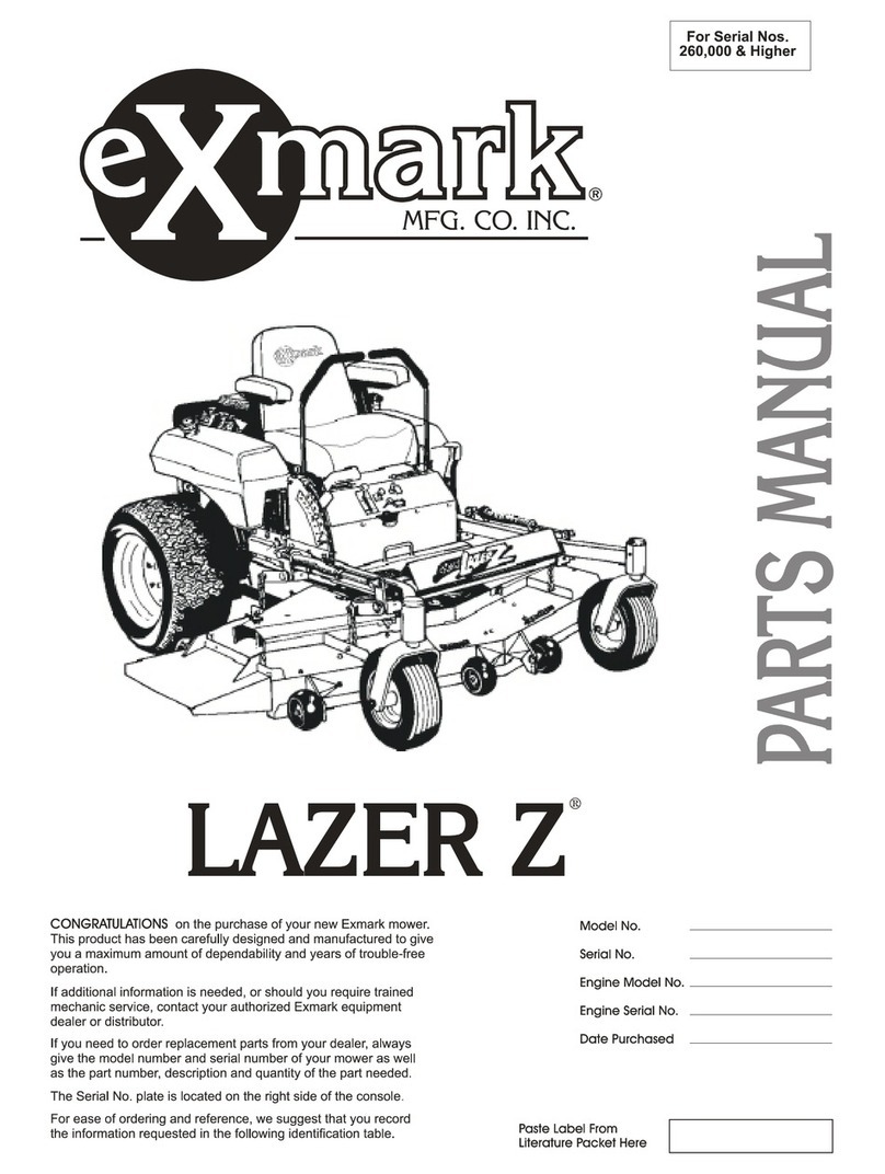 Exmark LAZER Z 103-0656 User manual