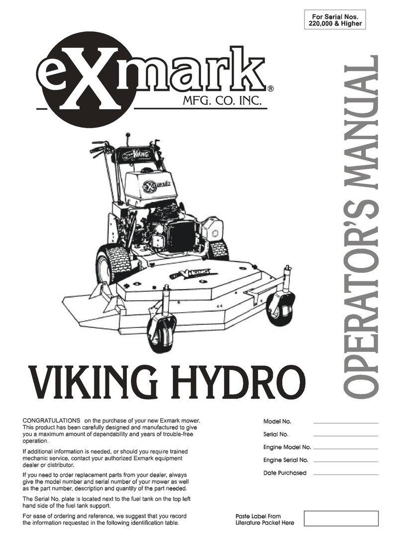 Exmark VH3615KA User manual