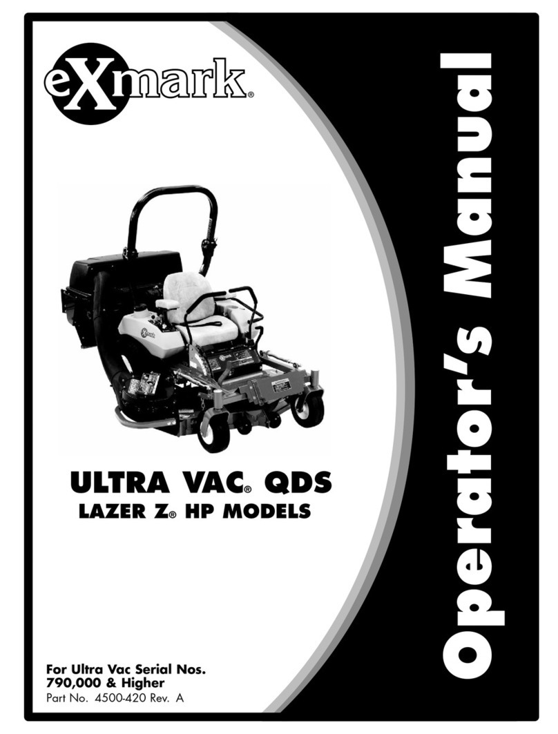 Exmark Ultra Vac 4500-420 User manual