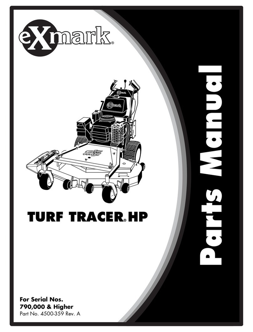 Exmark Turf Tracer HP 4500-359 User manual