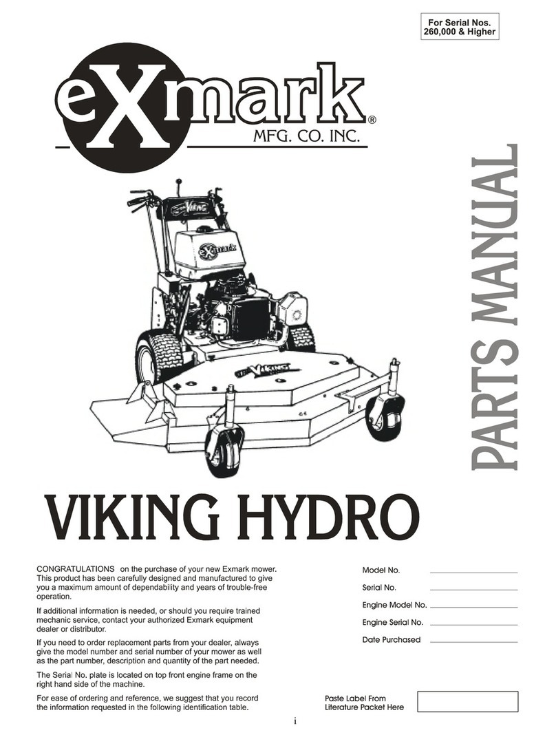 Exmark Self Propelled Mower User manual