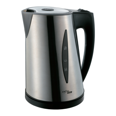 Exido Cord Free Electrical Kettle 245-065 user guide