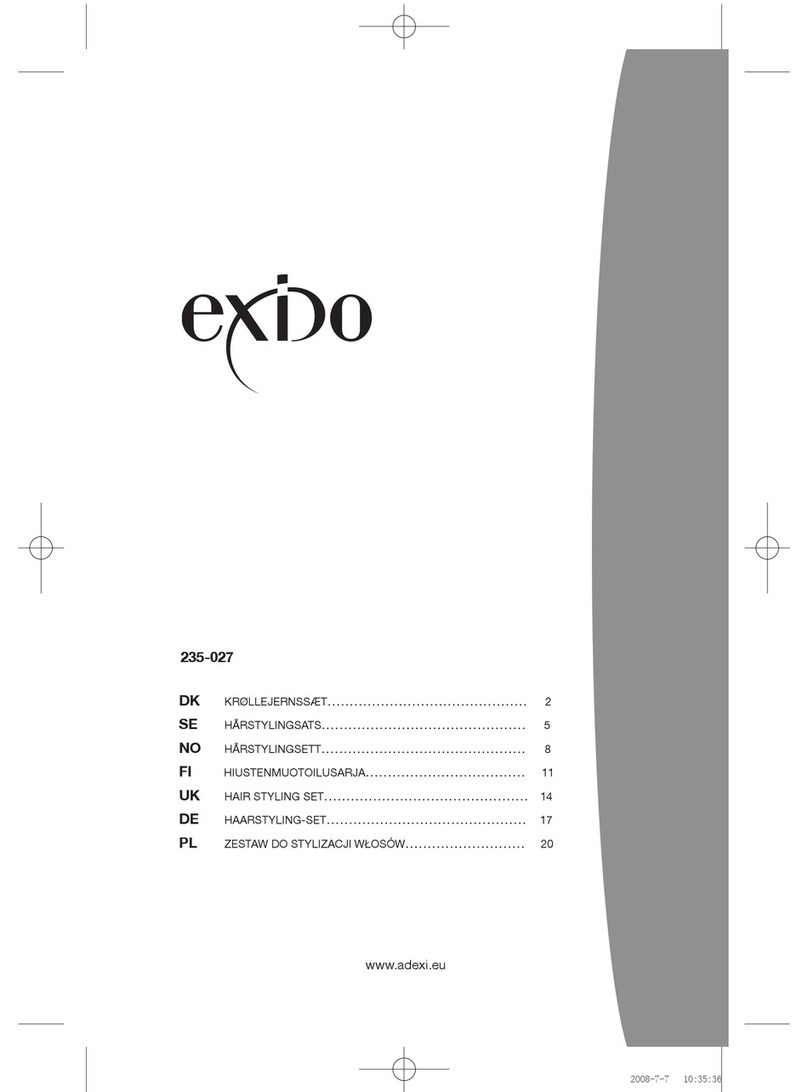 Exido Hair Styling Set 235-027 user guide