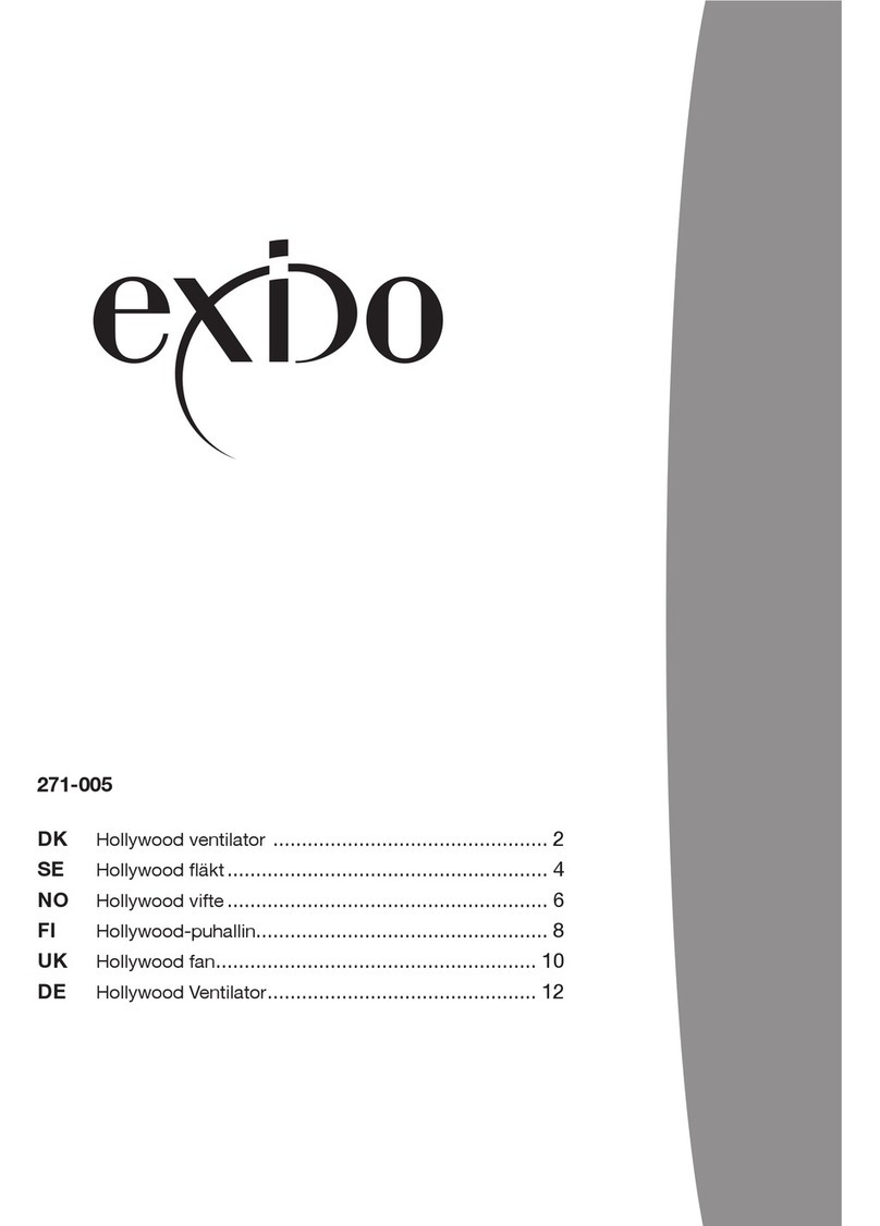 Exido Hollywood 271-005 user guide