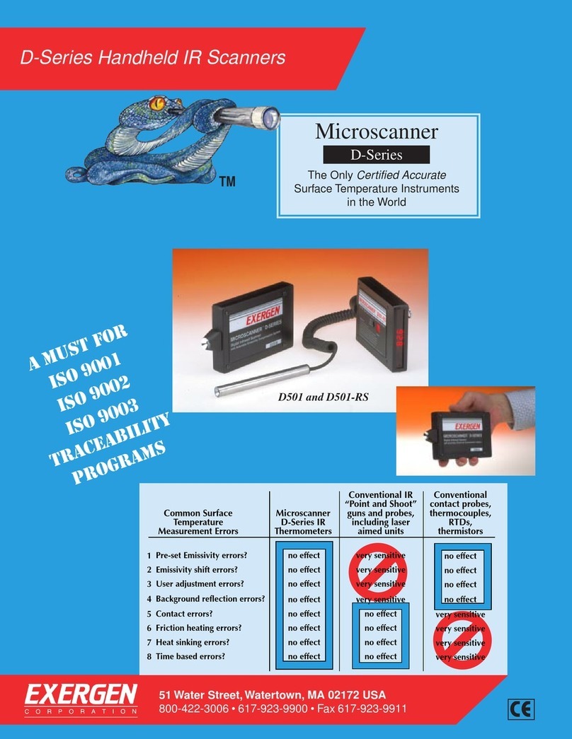 Exergen Microscanner D501 Brochure & specs