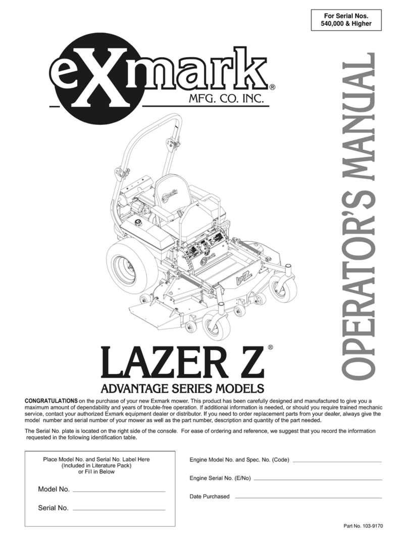 Exmark Lawn Tractor User manual
