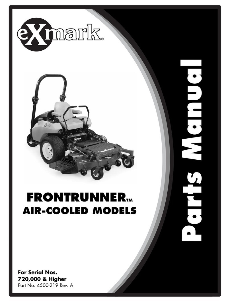 Exmark FrontRunner Air-Cooled User manual