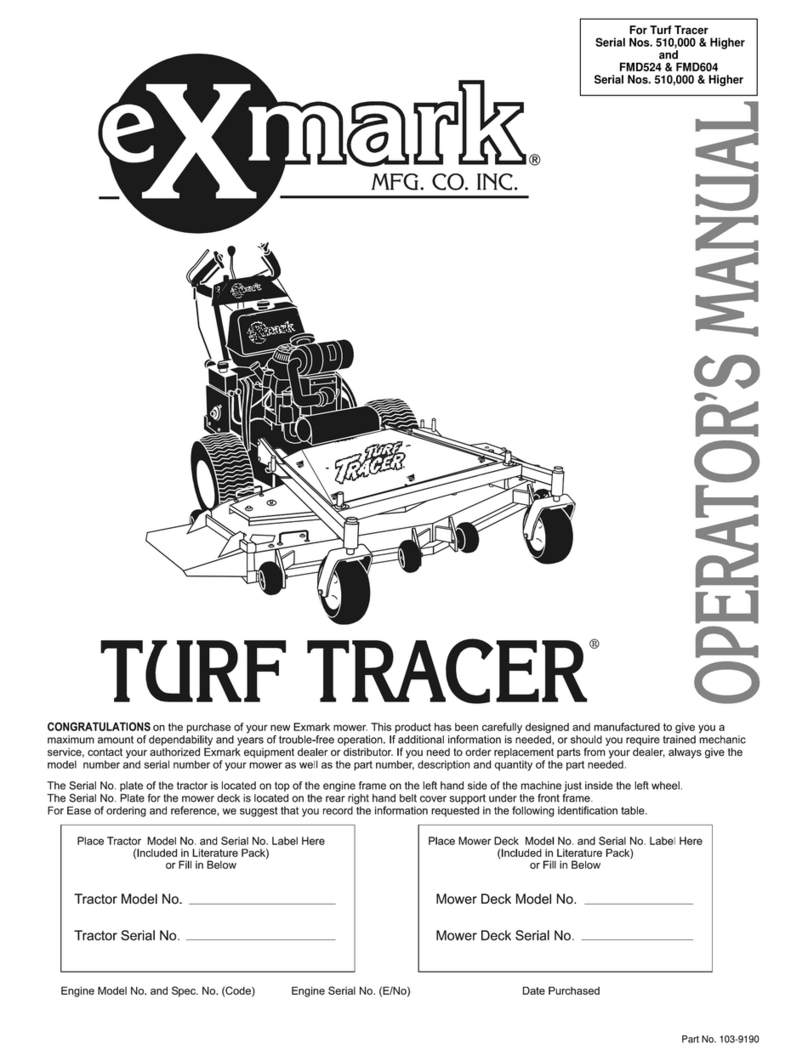 Exmark Turf Ranger FMD524 User manual