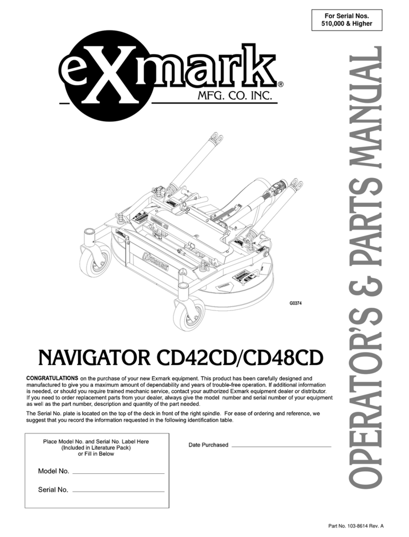 Exmark Cd42cd, Cd48cd Programming manual Exmark Cd42cd, Cd48cd Programming manual