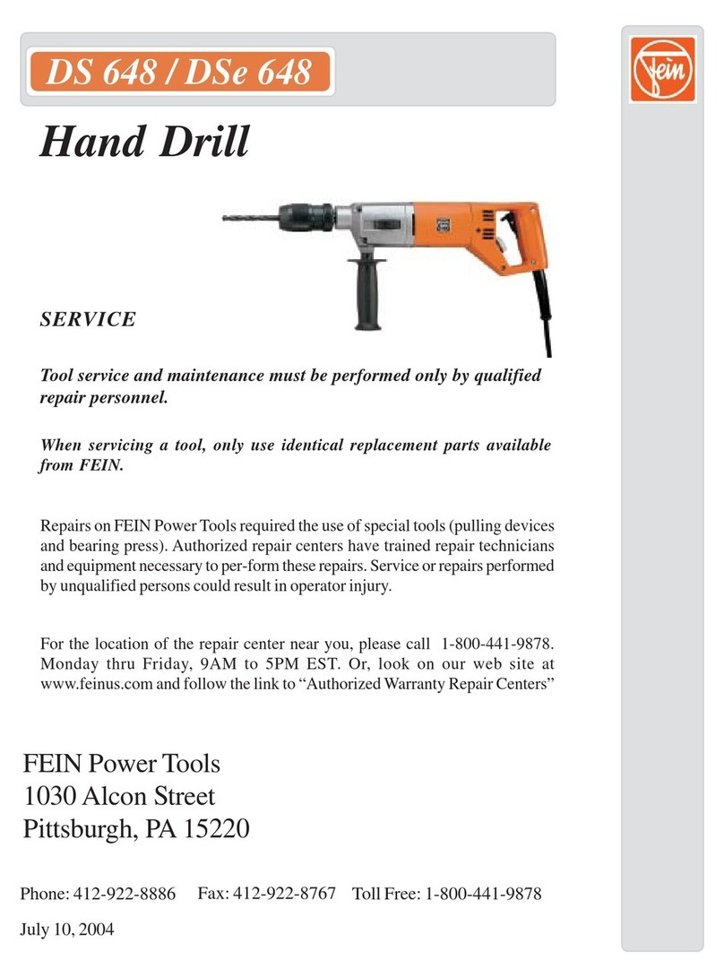 Fein DS 648 Quick start guide