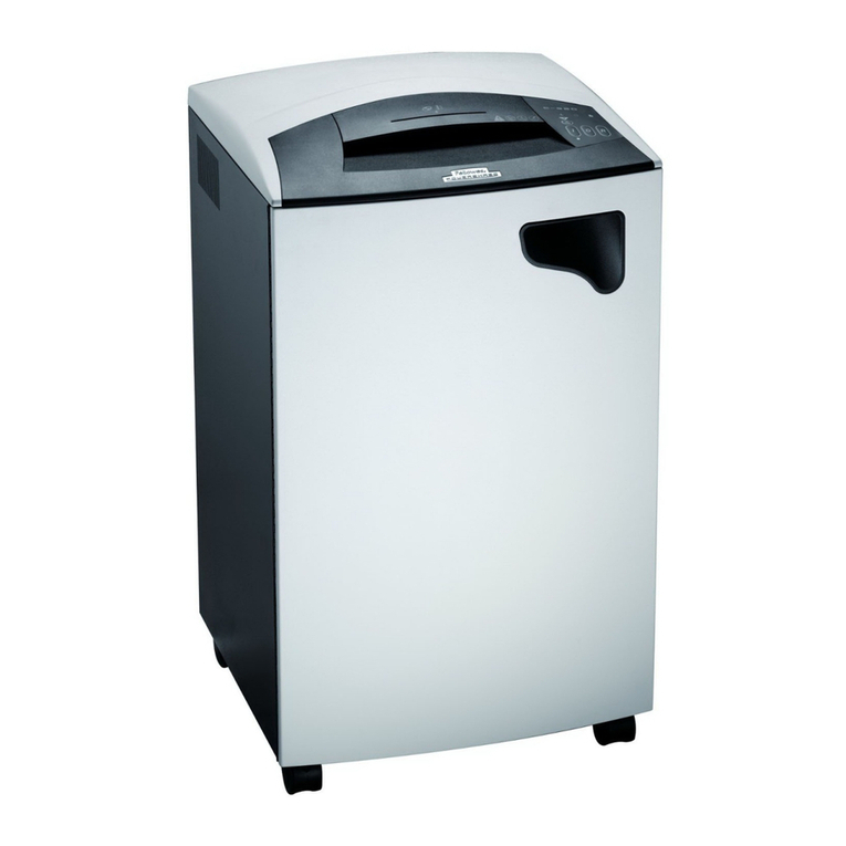 Fellowes Powershred 320-2 owner's manual