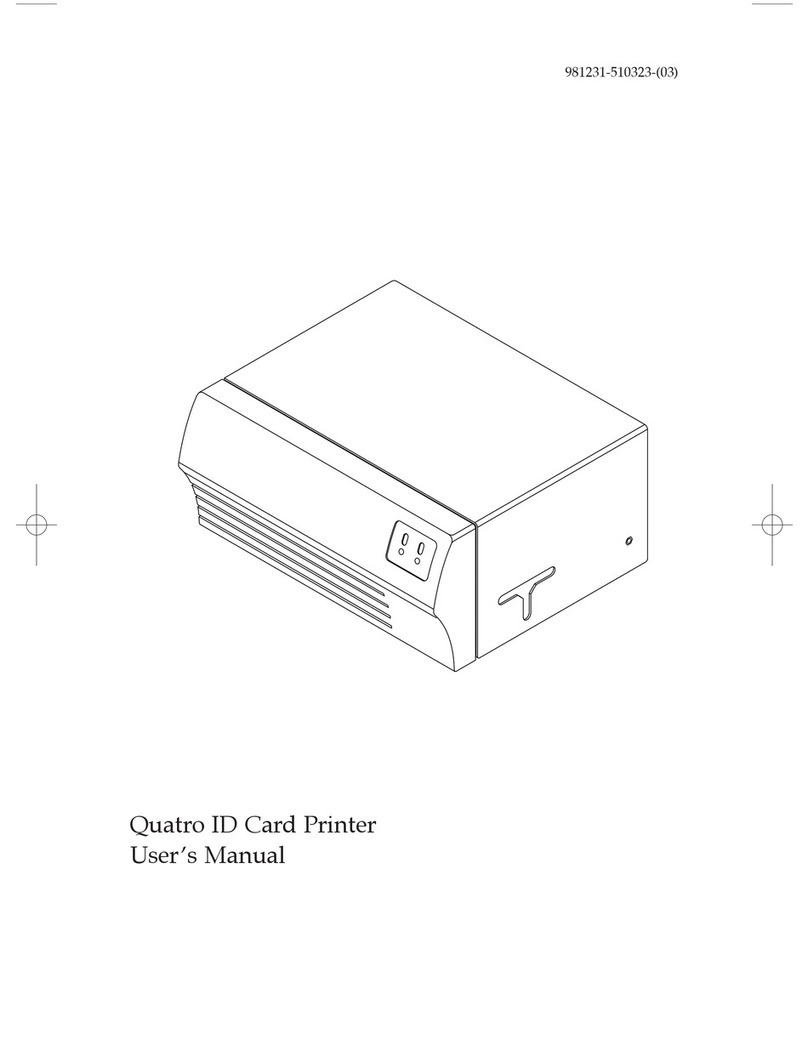 FARGO electronics Quatro Quatro ID Card Printer User manual