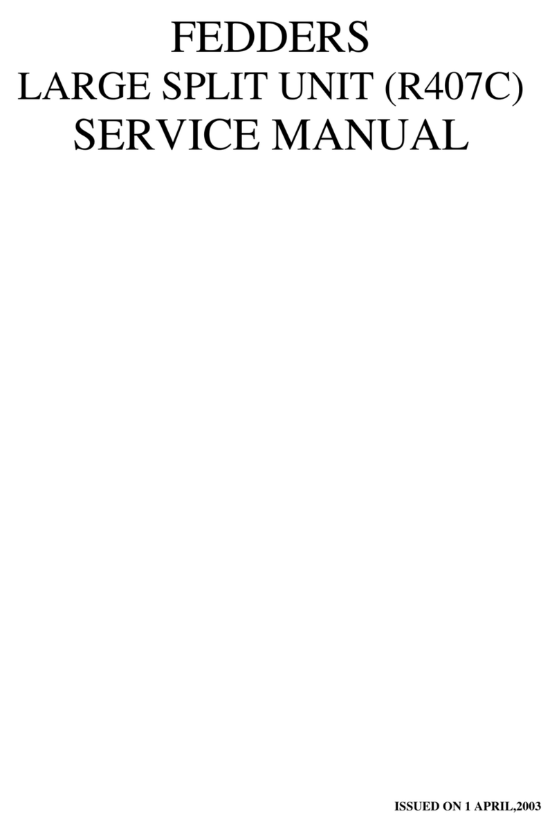 Fedders R407C User manual
