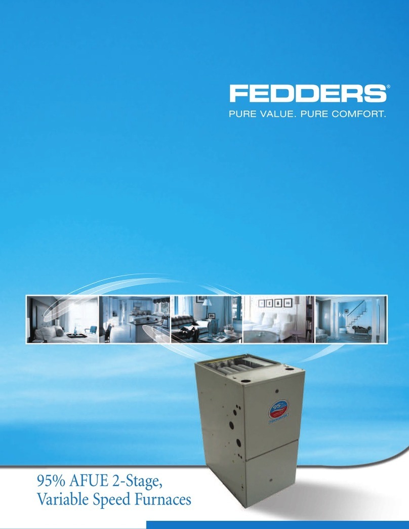 Fedders AFUE 2-Stage User manual