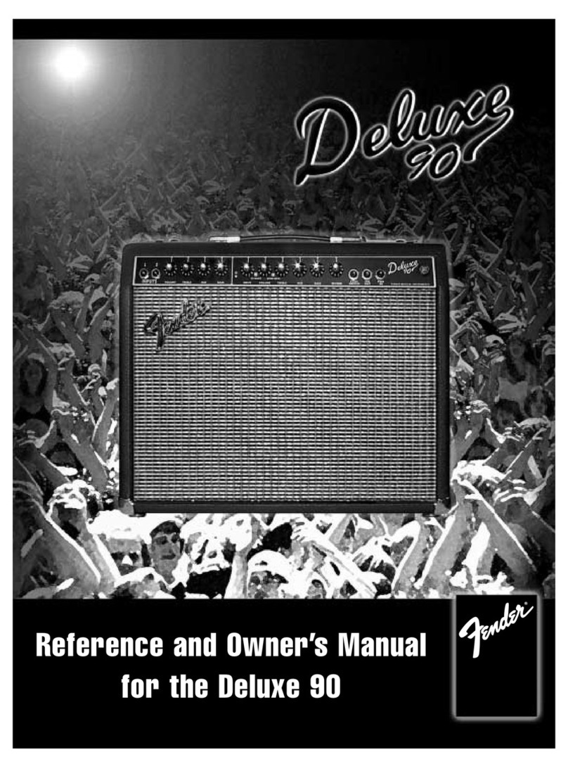 Fender Deluxe 90 Reference and owner's manual