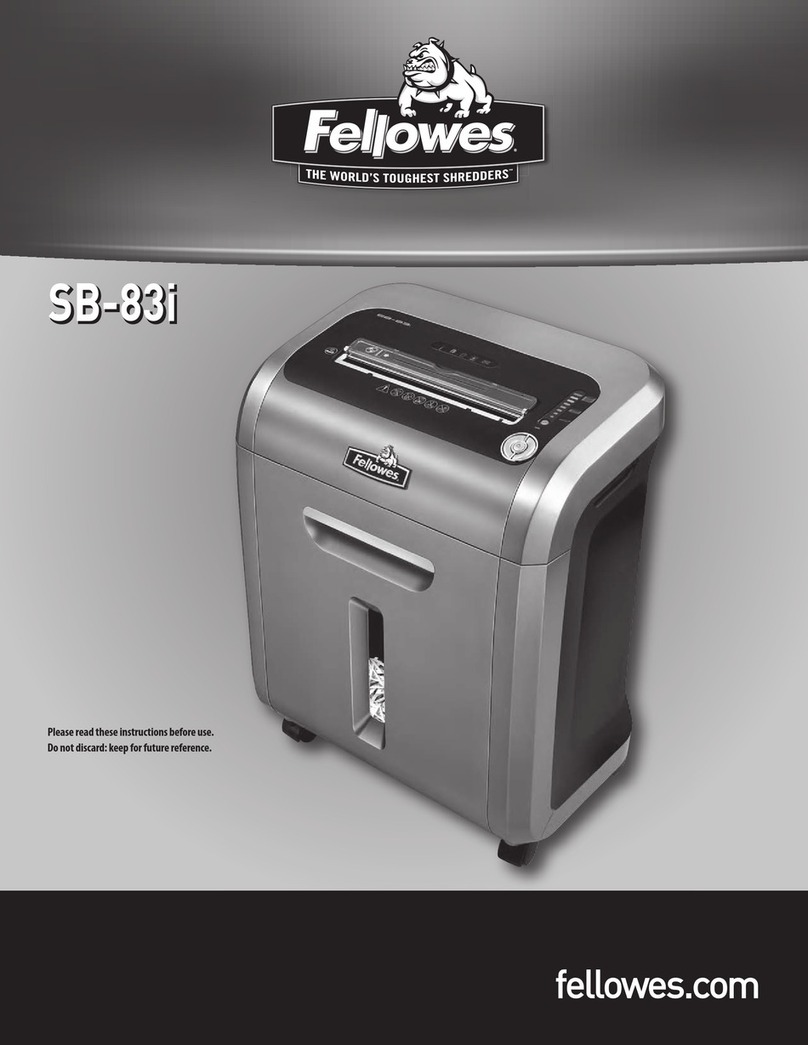 Fellowes SB-83I user manual