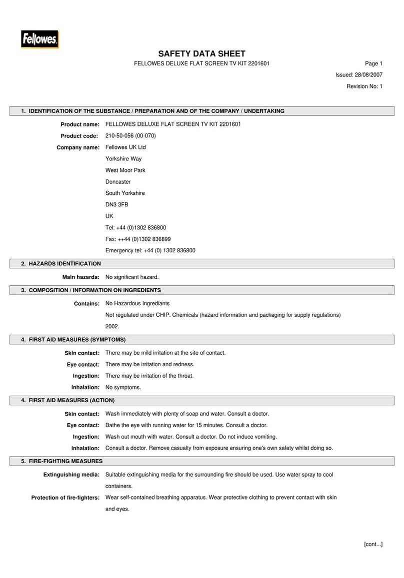 Fellowes Satellite TV System datasheet
