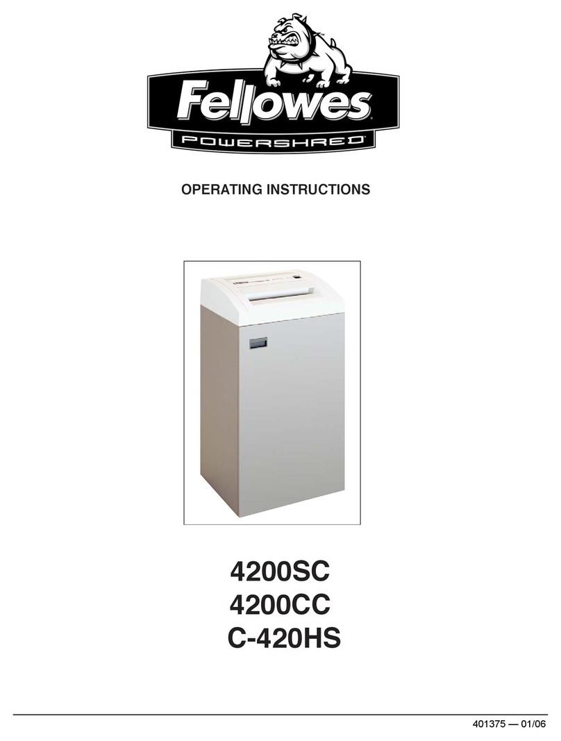 Fellowes Powershred 4200CC User manual