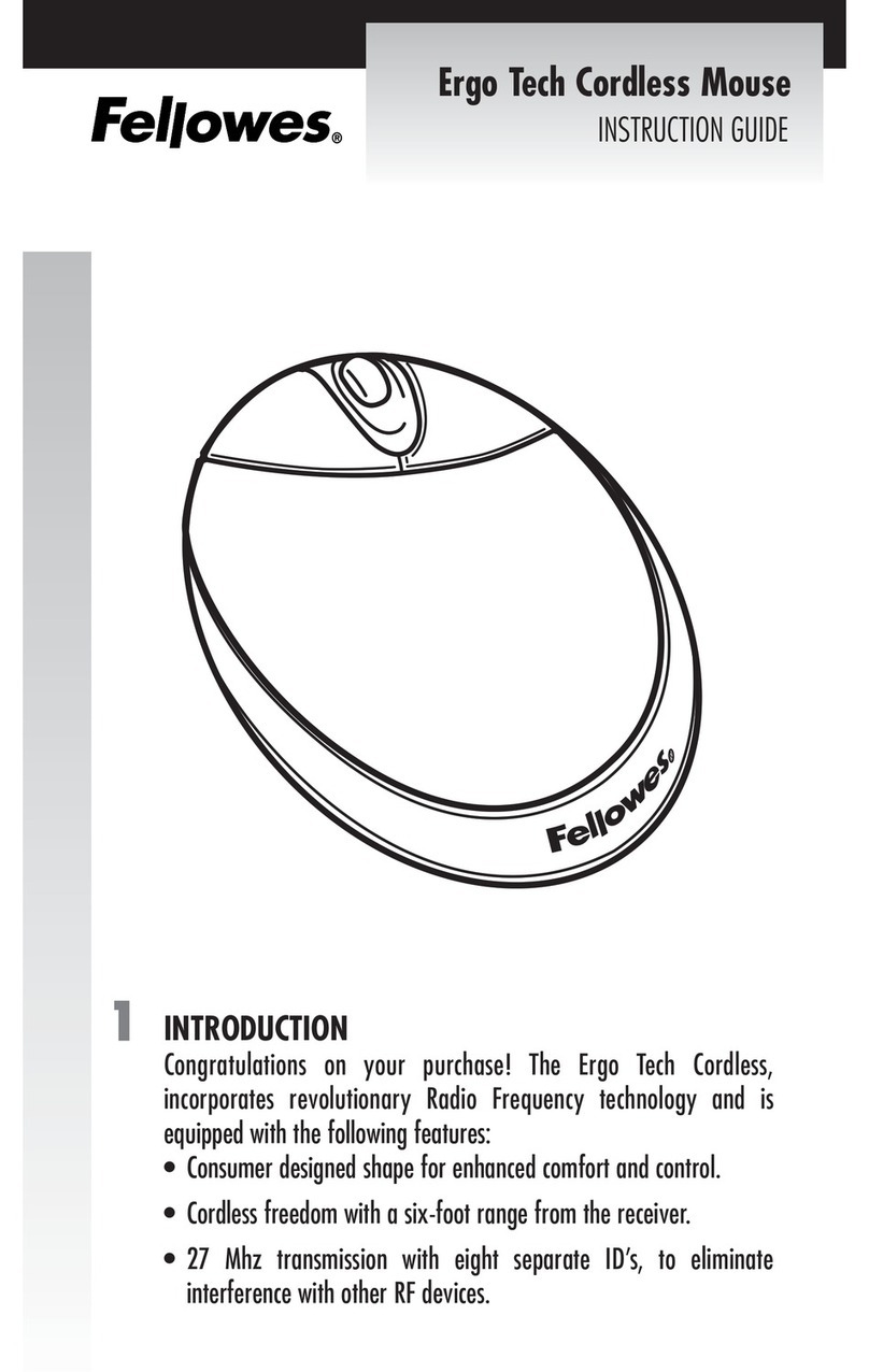 Fellowes Cordless Instruction guide