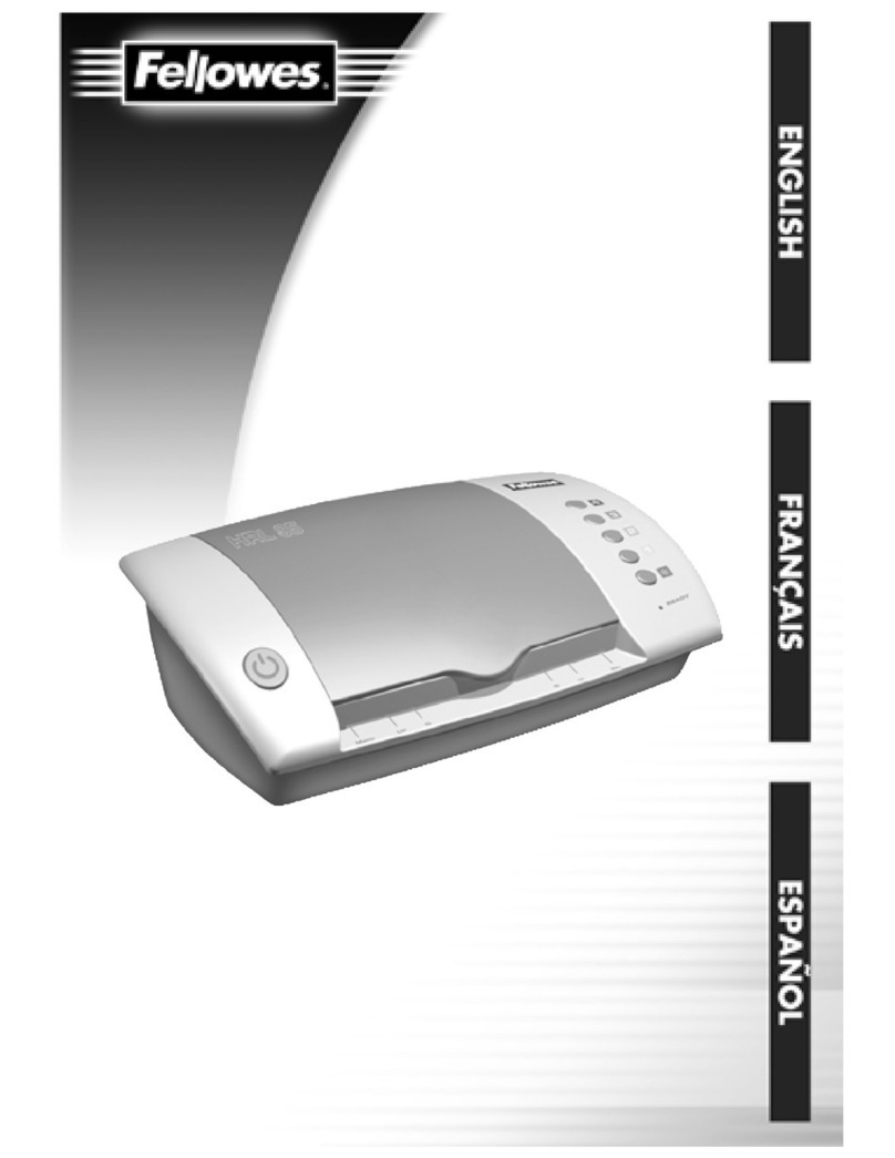 Fellowes HRL 125 owner's manual