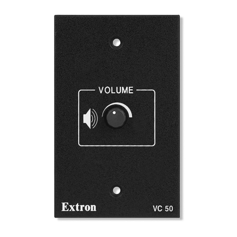 Extron electronics VC 50 User manual
