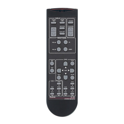 Extron electronics IR 452 User manual