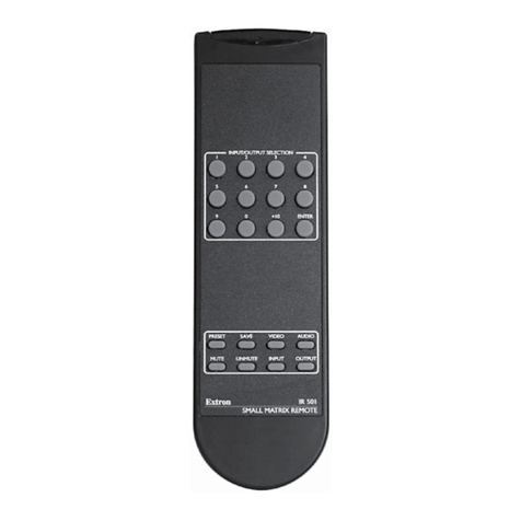 Extron electronics IR 501 User manual