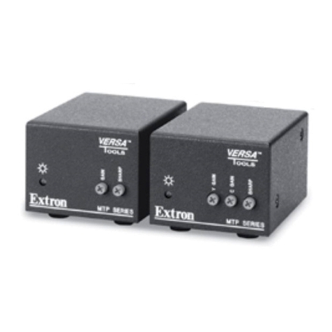 Extron electronics VERSATOOLS MTP User manual