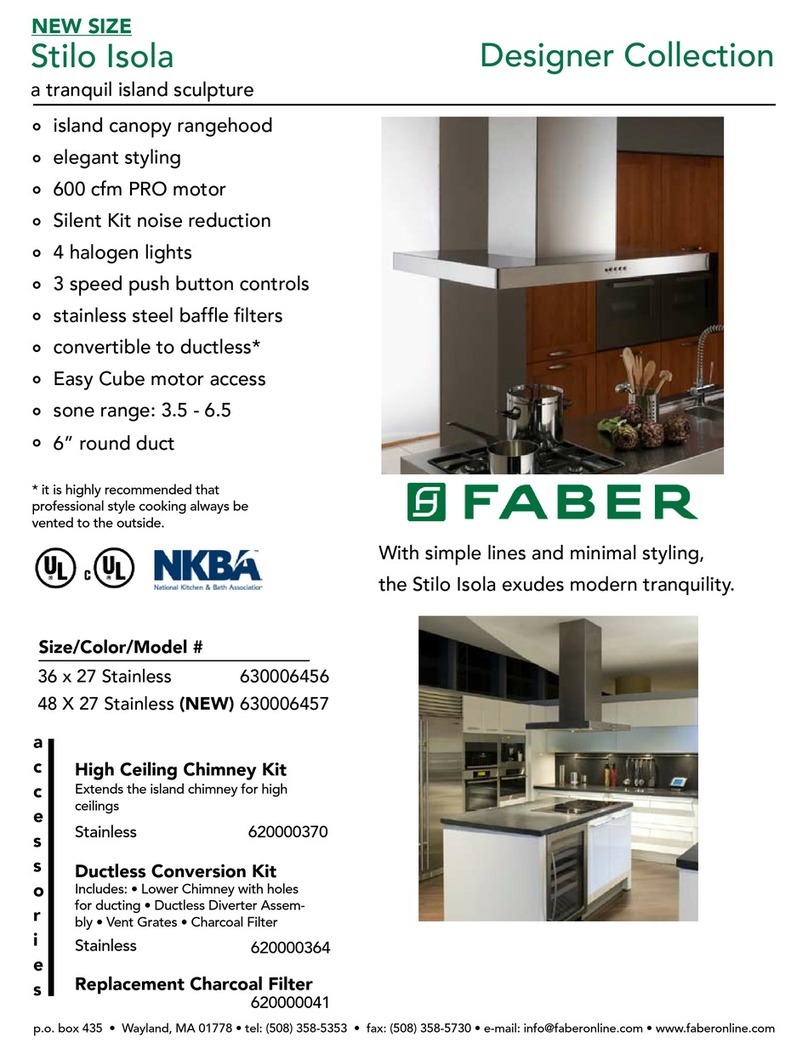 Faber 630006456 Specifications