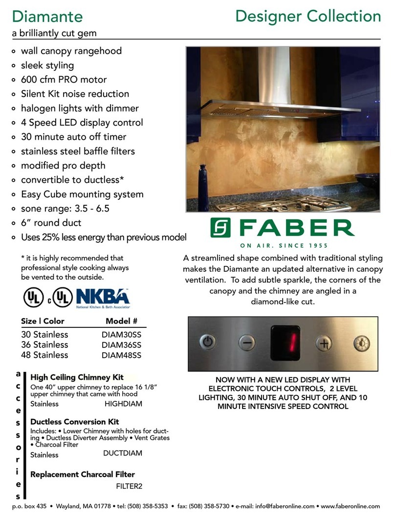 Faber Diamante DIAM30SS Specifications