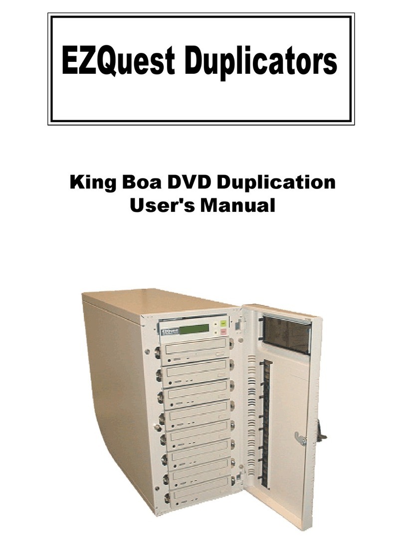 Ezquest DVD Duplication user manual